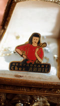 Pin's vintage Restaurant Chez Annie émaillé, badge ancien, années 80-90