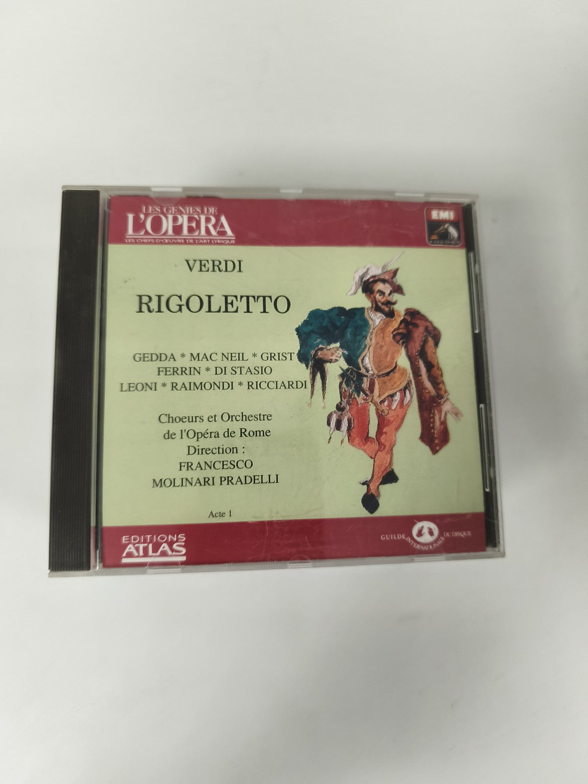 CD Verdi Rigoletto Opéra Acte 1 Editions Atlas Ch?urs Orchestre Rome
