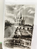 Carte postale ancienne Sacré-Cœur Paris CPA photo noir et blanc vintage