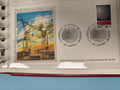 Enveloppe FDC Conférence Mondiale de l'Énergie Cannes 1986 illustration pylônes