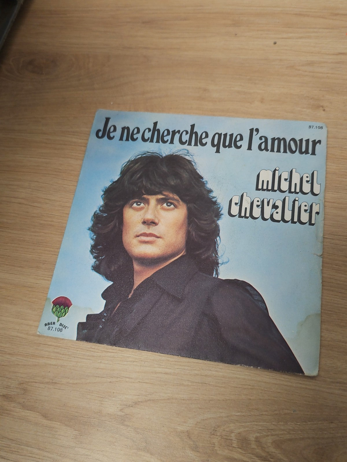 Vinyle 45 tours ancien Michel Chevalier rétro collection disque vintage rare