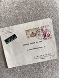 Lettre affranchie Syrie 1965, timbres République Arabe Unie, Par Avion, Damas Fr