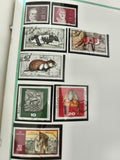 Timbres DDR Allemagne thématiques animaux personnages usagés philatélie