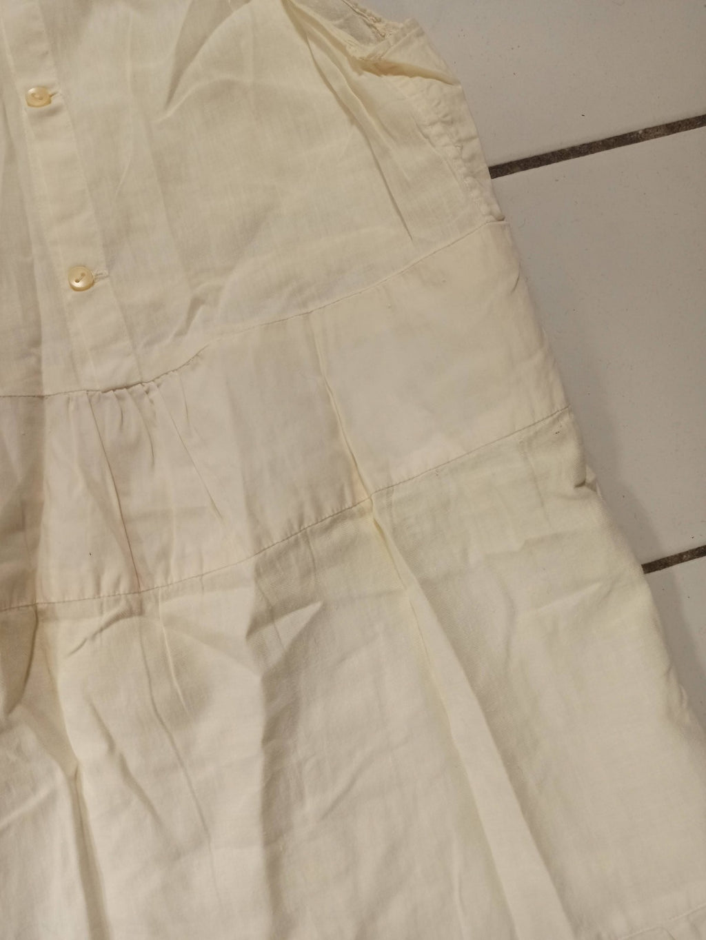 Robe vintage brodée petite taille années 1920 ancienne rétro collection femme