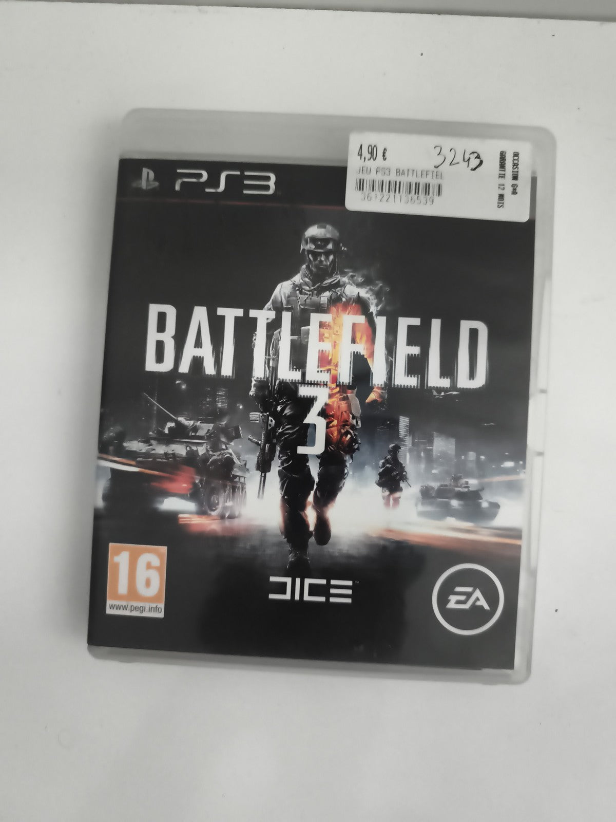 Jeu PS3 Battlefield 3 PlayStation DICE EA boîte originale