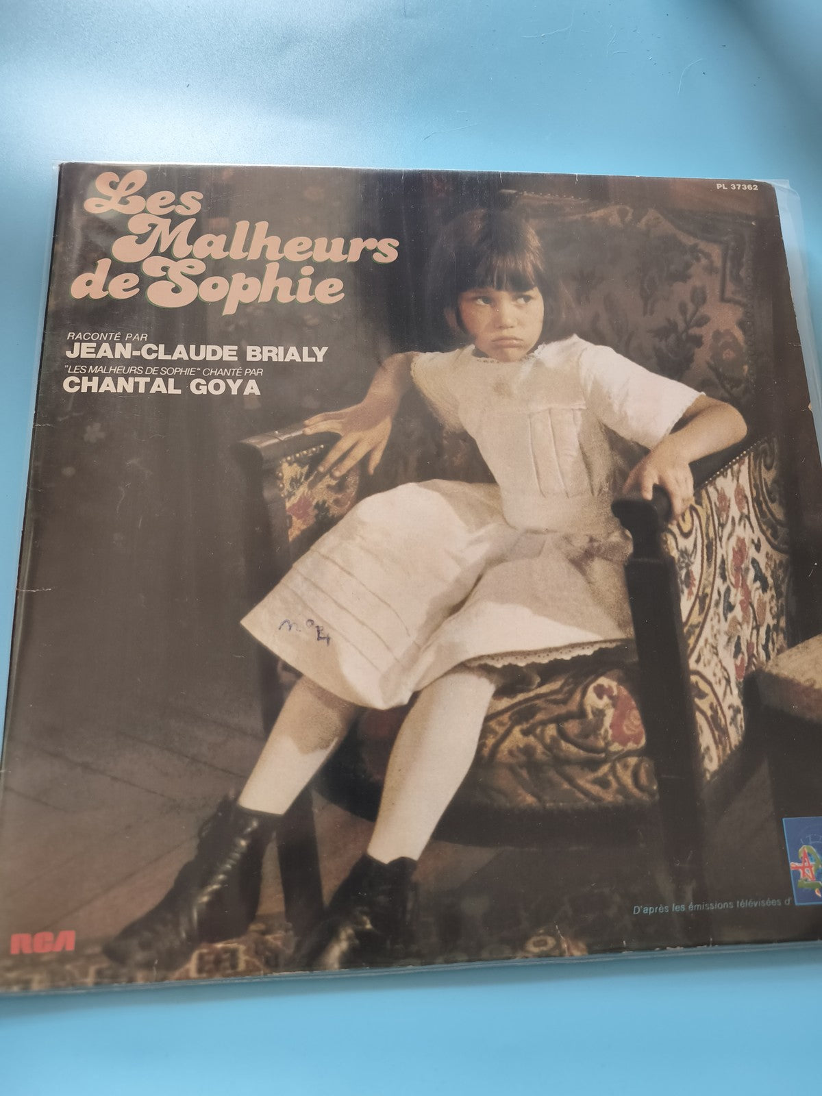 Vinyle 33T ancien Les Malheurs de Sophie disque rétro collection enfant vintage