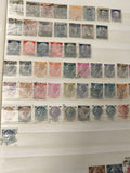 Lot de timbres poste italiens multicolores oblitérés, philatélie, support exclu