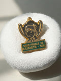 Pin's Coupe de France 1992 SC Bastia OM vintage football demi-finale ancien