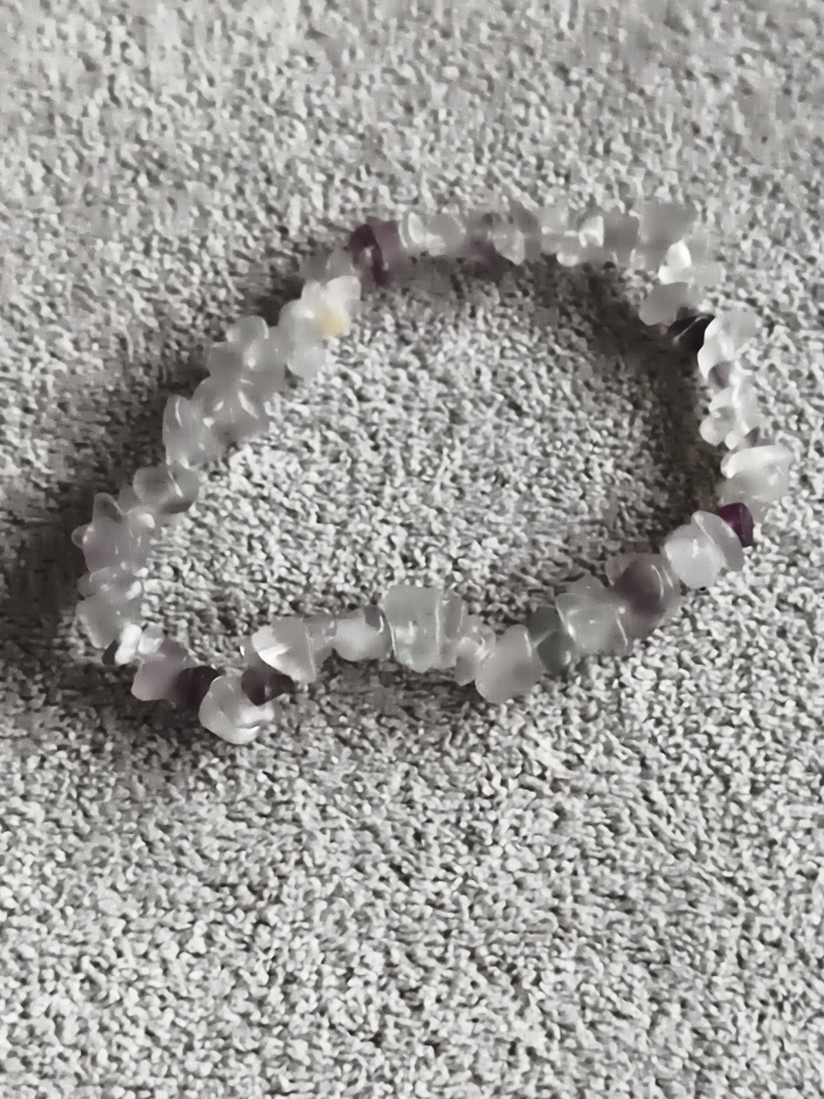 Bracelet chips pierres naturelles multicolores, perles irrégulières, bijou élast