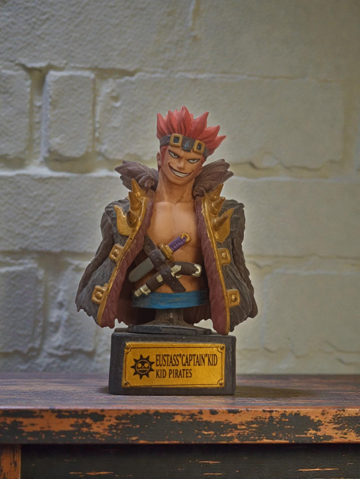 Figurine rétro One Piece d'occasion, jouet ancien pour collectionneur vintage ma