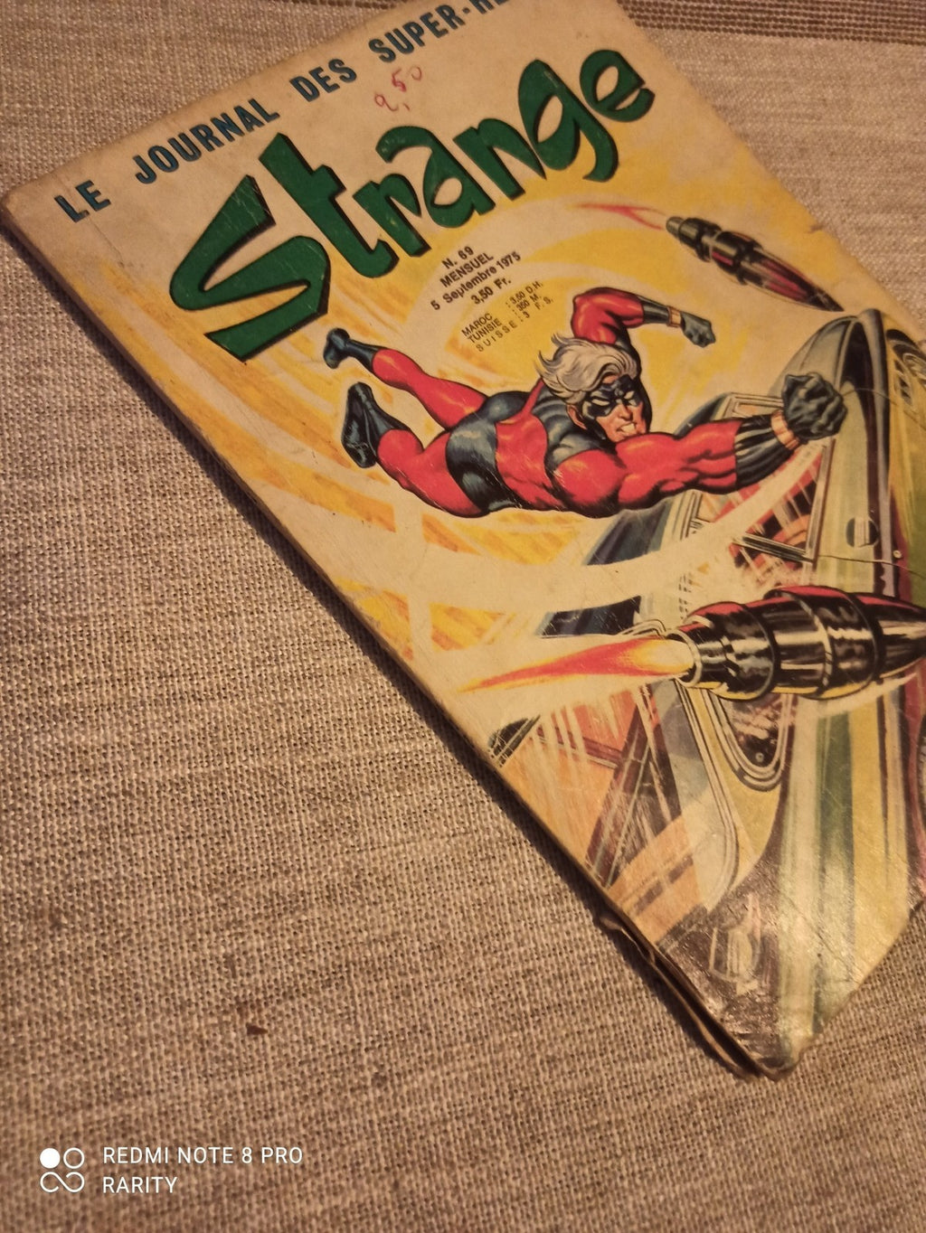 Comic Strange n°69 1975 vintage super-héros tout en couleurs France