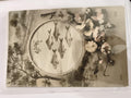 Carte postale ancienne 1er avril poissons fleurs illustrée vintage CPA