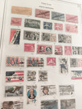 Anciens timbres poste aérienne USA oblitérés lot vintage philatélie États-Unis