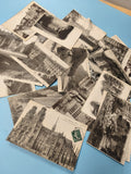 Lot cartes postales anciennes CPA noir et blanc divers lieux France vintage vrac