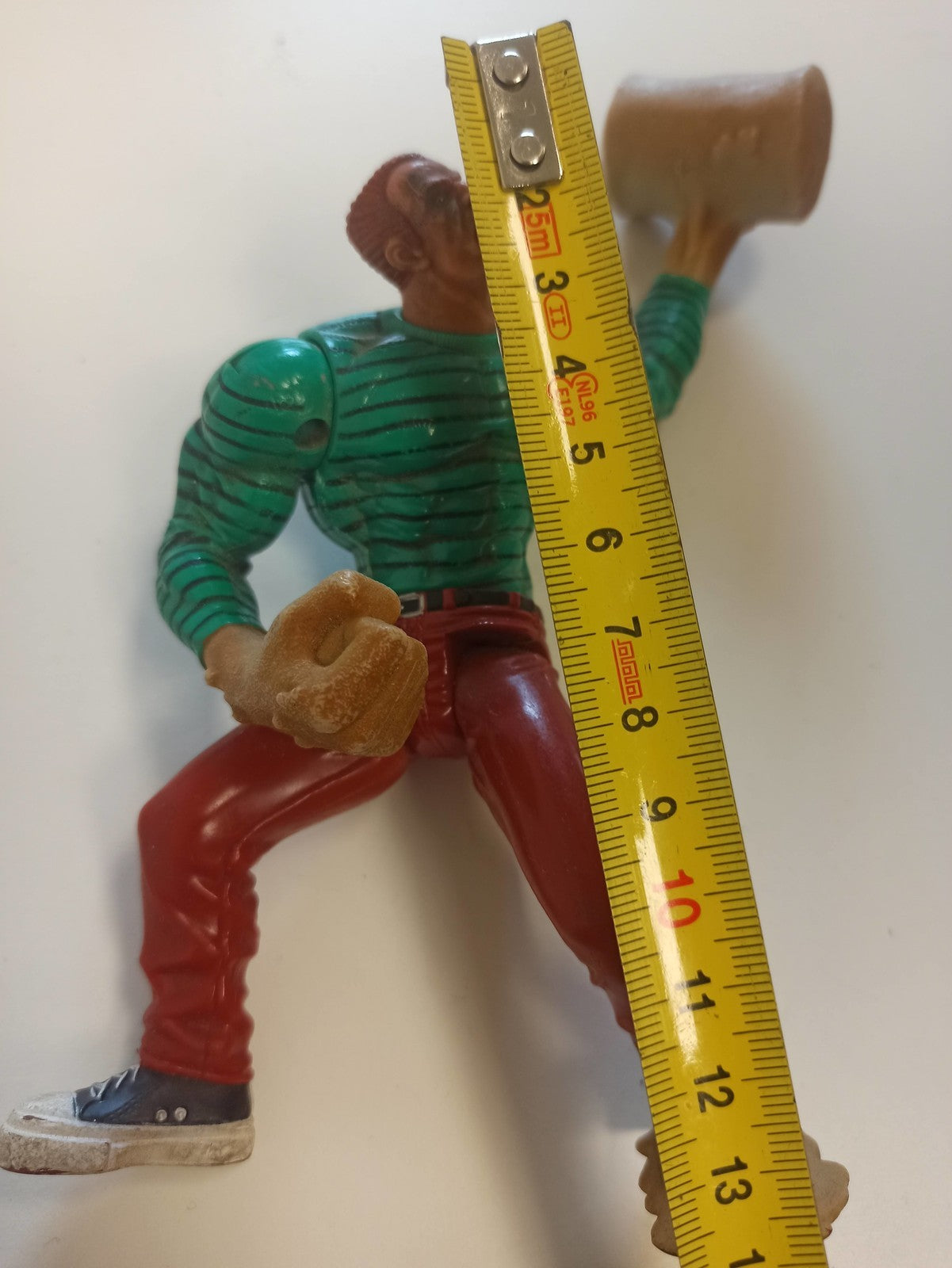 Figurine Sandman vintage Spider-Man Flip 'N Trap rétro vert rouge loose