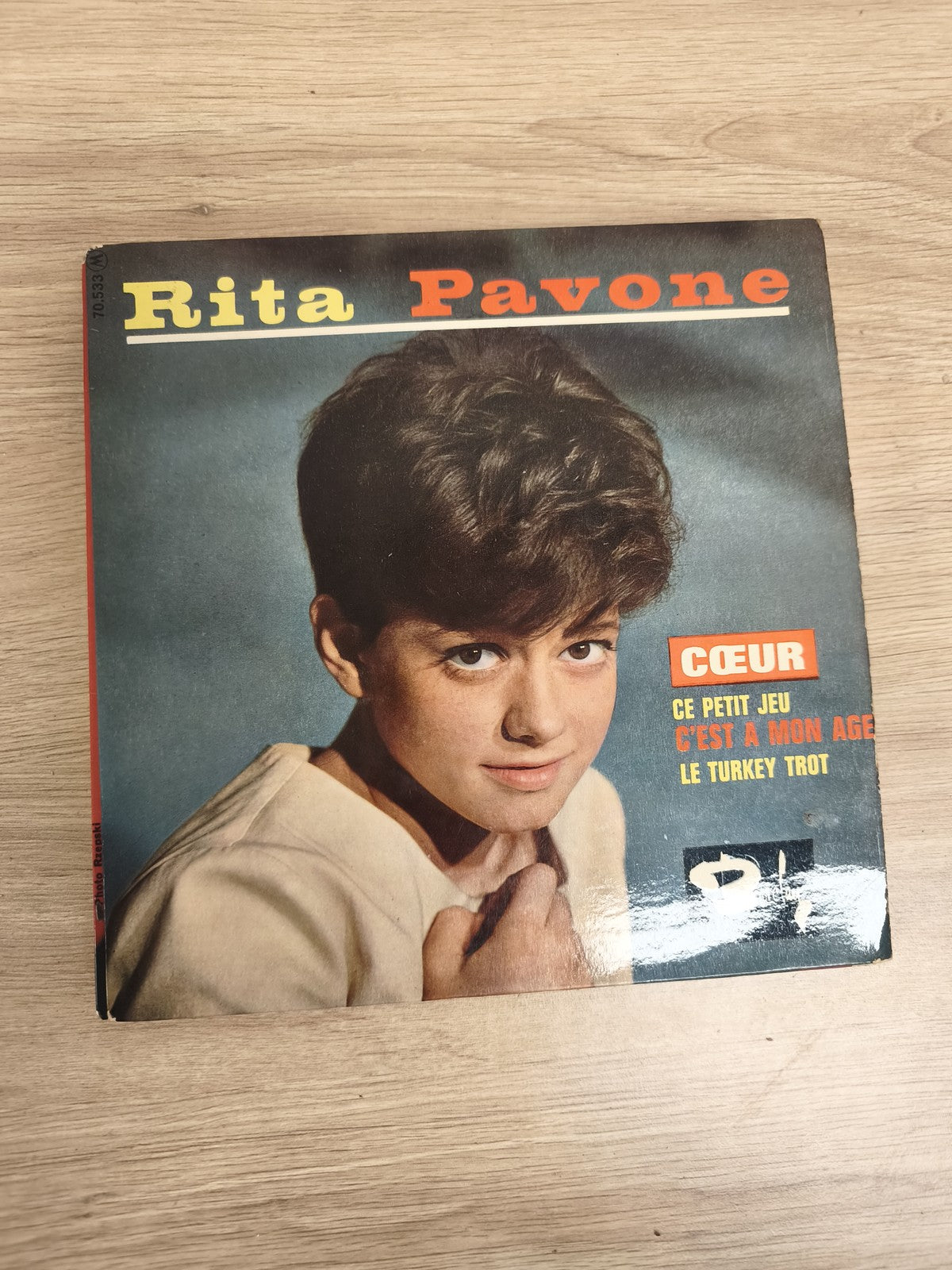 Vinyle 45 tours Rita Pavone ? C?ur, Ce petit jeu, C?est à mon âge, Turkey Trot