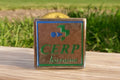 Pin's vintage CERP Lorraine carré logo pharmacie rétro France