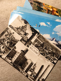 Carte postale ancienne Italie SALUTI DA BOLOGNA lot paysages couleurs n/b (Ref 1