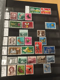 Timbres Suisse Helvetia lot x25, motifs Pro Juventute, faune flore, oblitérés