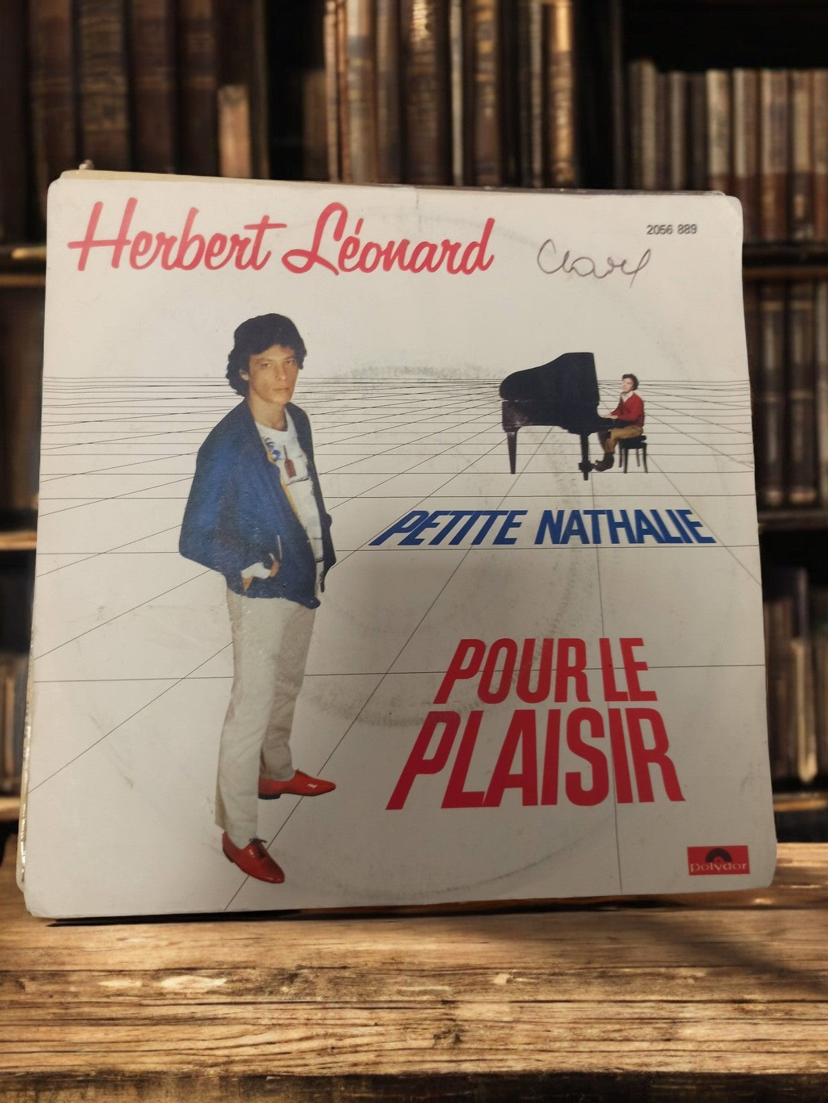 Disque vinyle 45 tours Herbert Léonard Polydor Petite Nathalie Pour le plaisir v