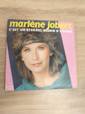 Vinyle 45T Marlène Jobert ? C'est un éternel besoin d'amour pochette rose (Ref 1