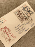 Lettre premier jour JO Tokyo 1964 Tchécoslovaquie affranchie olympique philatéli