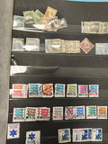 Lot anciens timbres oblitérés Israël et Palestine philatélie collection