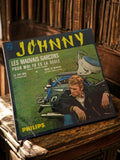 Disque vinyle 45 tours Johnny Hallyday Philips Les Mauvais Garçons vintage rétro