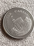 Médaille ancienne Windsor Castle, finition métallique, souvenir UK vintage