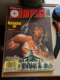 Magazine cinéma Impact n°16 vintage spécial Rambo III Mad Movies