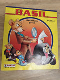 Vintage album Panini incomplet Basil détective privé Disney 1986 collection