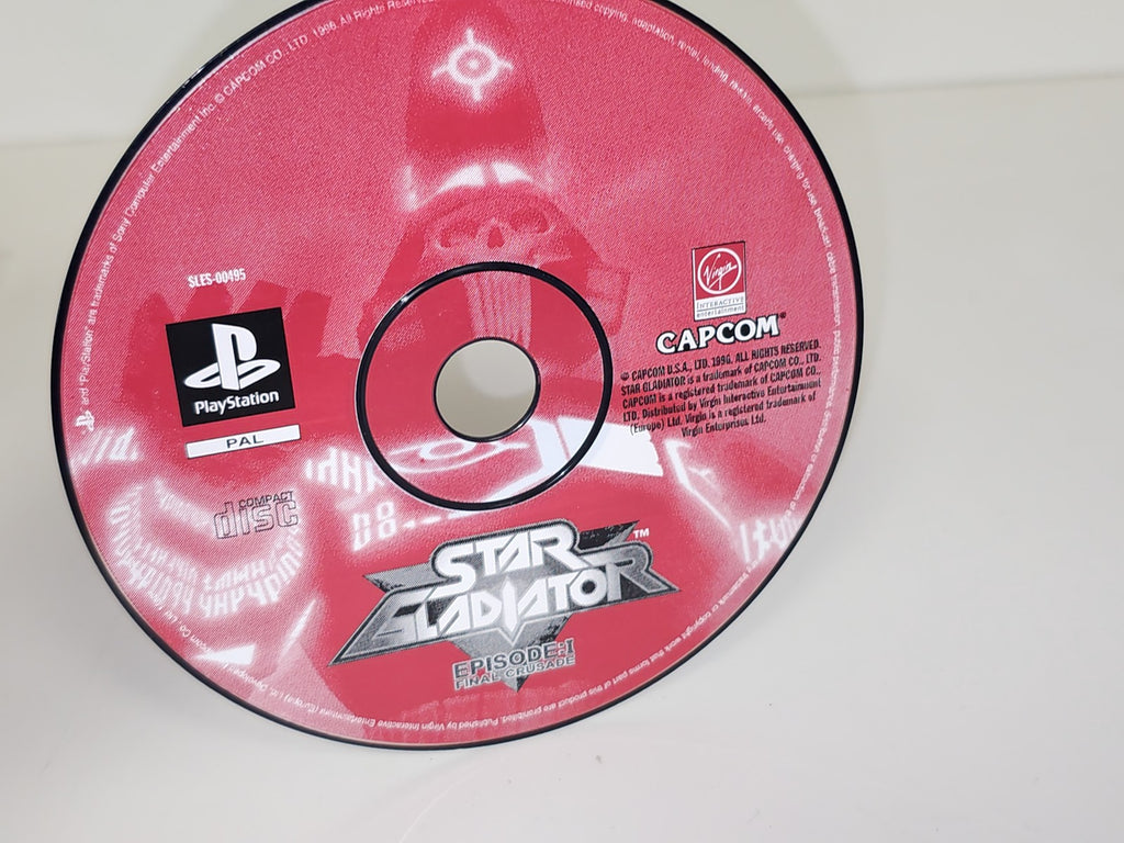 Jeu PS1 Star Gladiator CD seul Sony PlayStation PAL jeu de combat occasion testé