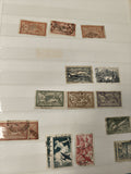 Lot anciens timbres oblitérés France, thématiques variées, collection philatélie