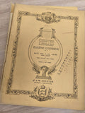 Ancien livre partitions violon piano Goossens Chester Library vintage