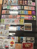 Lot timbres Hong Kong et internationaux multicolores, divers motifs, oblitérés