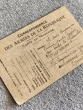 Carte militaire armée française, correspondance franchise, philatélie, début XXe