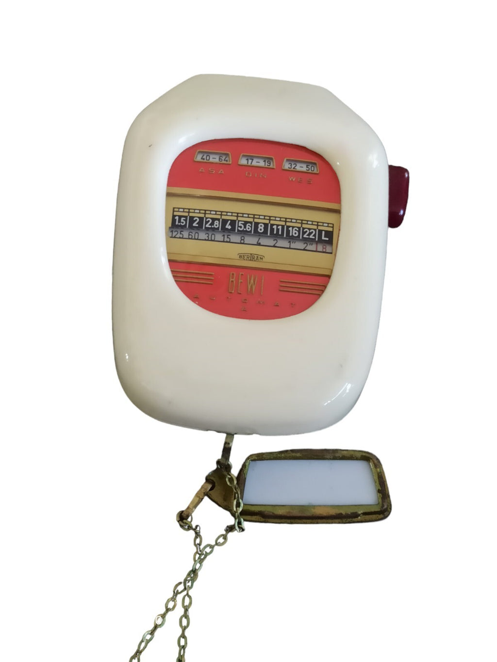 Posemètre vintage BEWI Automat années 50 avec étui rétro photo