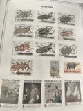 Timbres Burundi oblitérés insectes animaux Expo 67 Montréal thématique