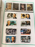 Timbres Ras Al Khaima thématique art et conquête spatiale philatélie