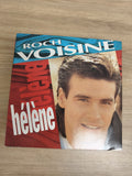 Vinyle 45 tours Roch Voisine Hélène pochette couleurs bleu rouge (Ref 2)