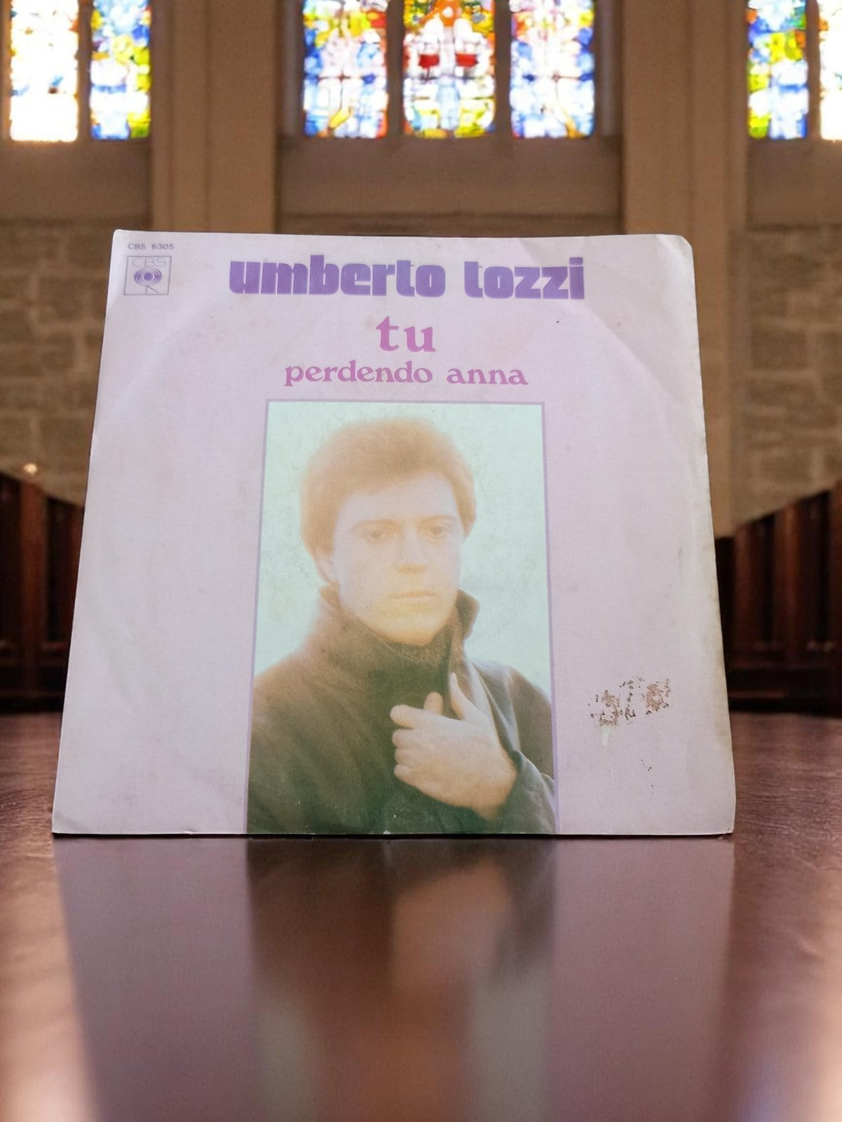 Vinyle 45 tours Umberto Tozzi Tu Perdeno Anna vintage CBS pochette