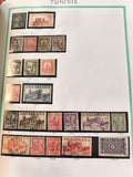 Timbres Tunisie anciens lot x17 philatélie oblitérés neufs paysages monuments