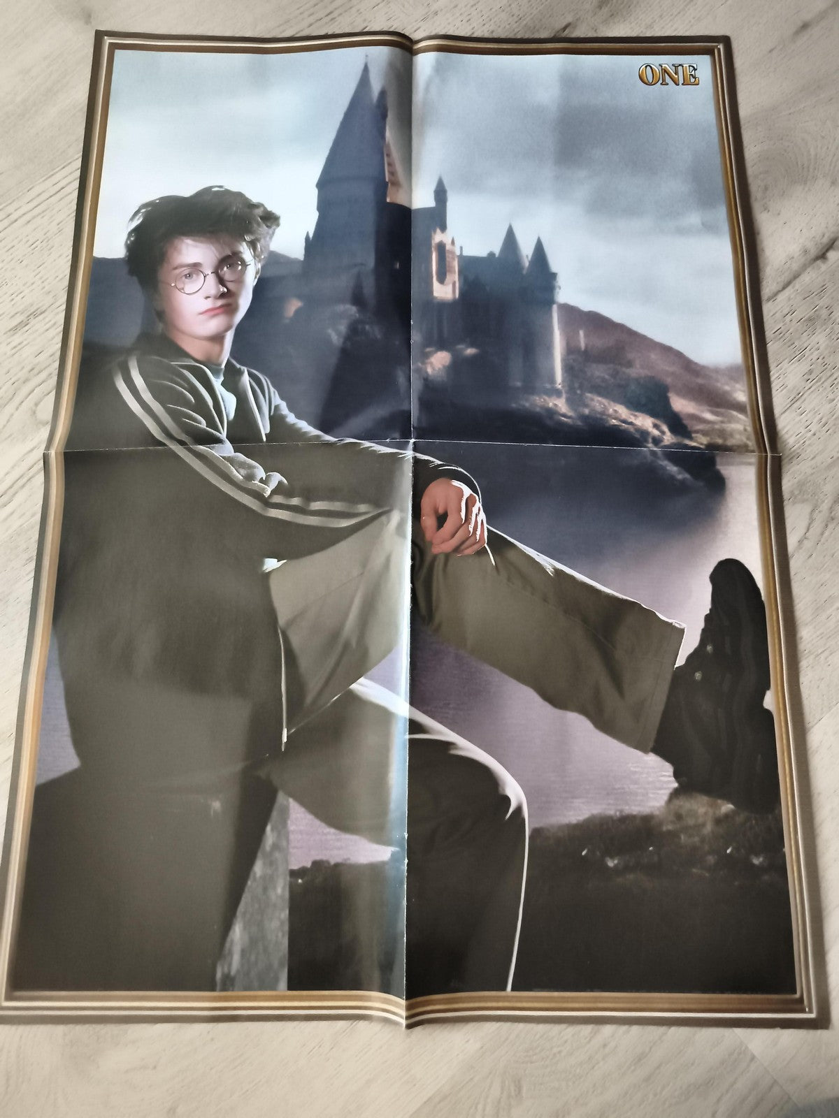 Poster Harry Potter château Poudlard décor ONE photo couleur film