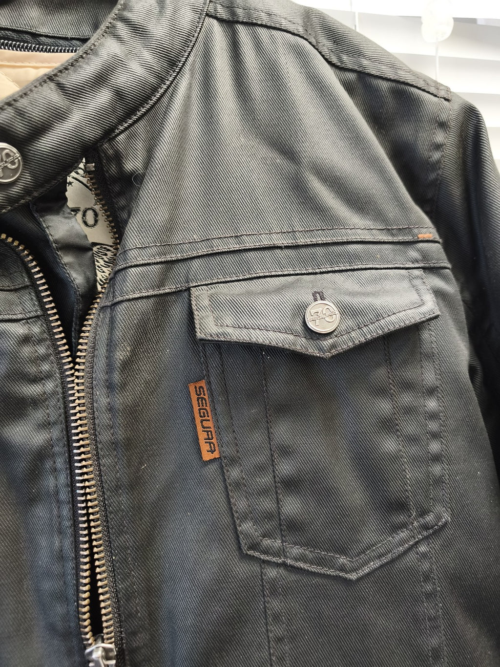 Blouson vintage homme Segura M, veste ancienne rétro collectionneur occasion