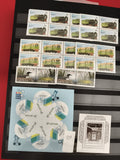 Timbres Lituanie neufs locomotives oiseaux Expo 2018 + bloc Lithuanian stamps