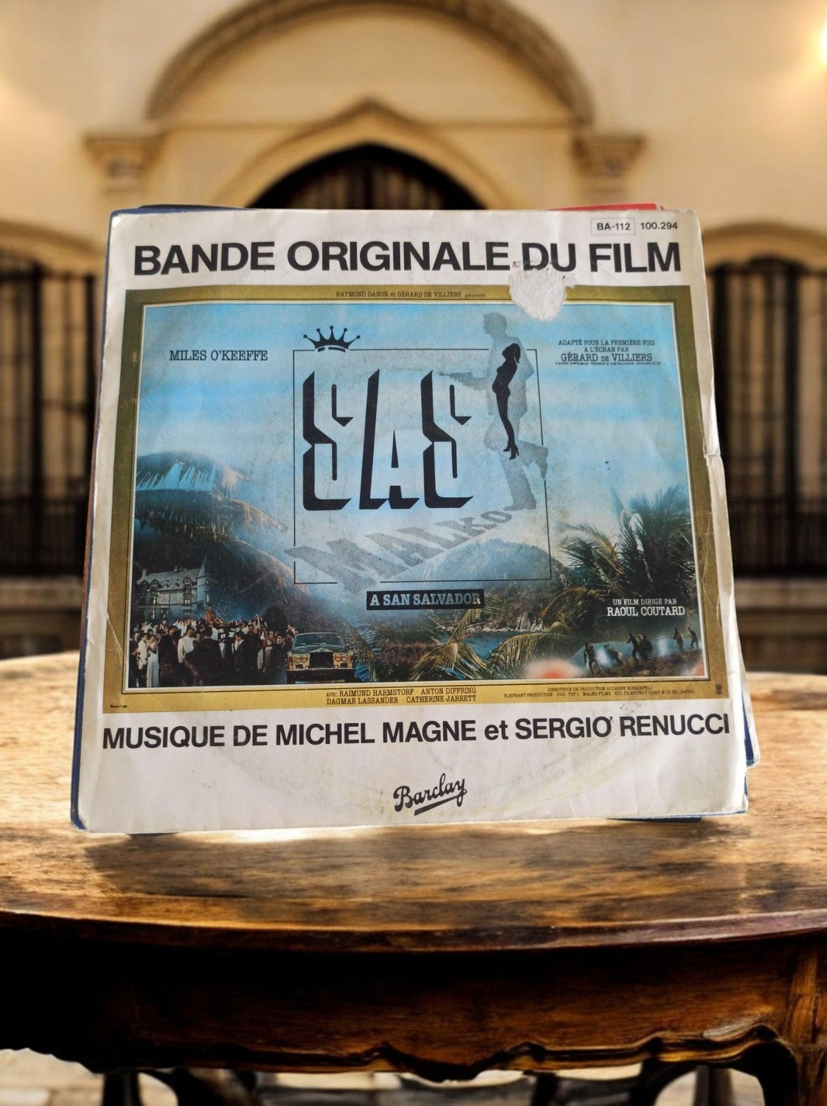 Vinyle 45T SAS BO Film Barclay Michel Magne Sergio Renucci Vintage Rare