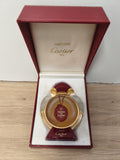 Rare flacon factice vintage Panthère de Cartier grand modèle avec coffret rouge