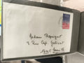 Lettre oblitérée France, timbre Marianne 2000, manuscrite Marseille philatélie
