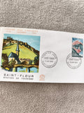 Lettre FDC Premier Jour 1963 Saint-Flour Tourisme ancienne philatélie