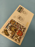Enveloppe FDC premier jour Aquitaine timbre Bordeaux illustration couleur